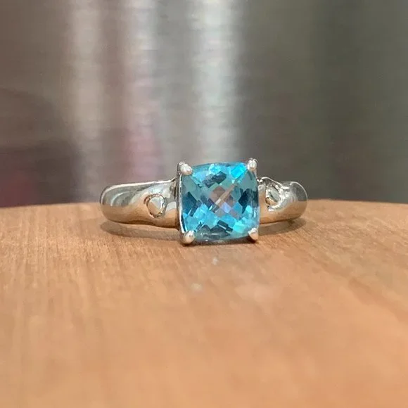 Vintage Solid Sterling Cocktail Ring (Size 5.75) - Picture 14 of 16